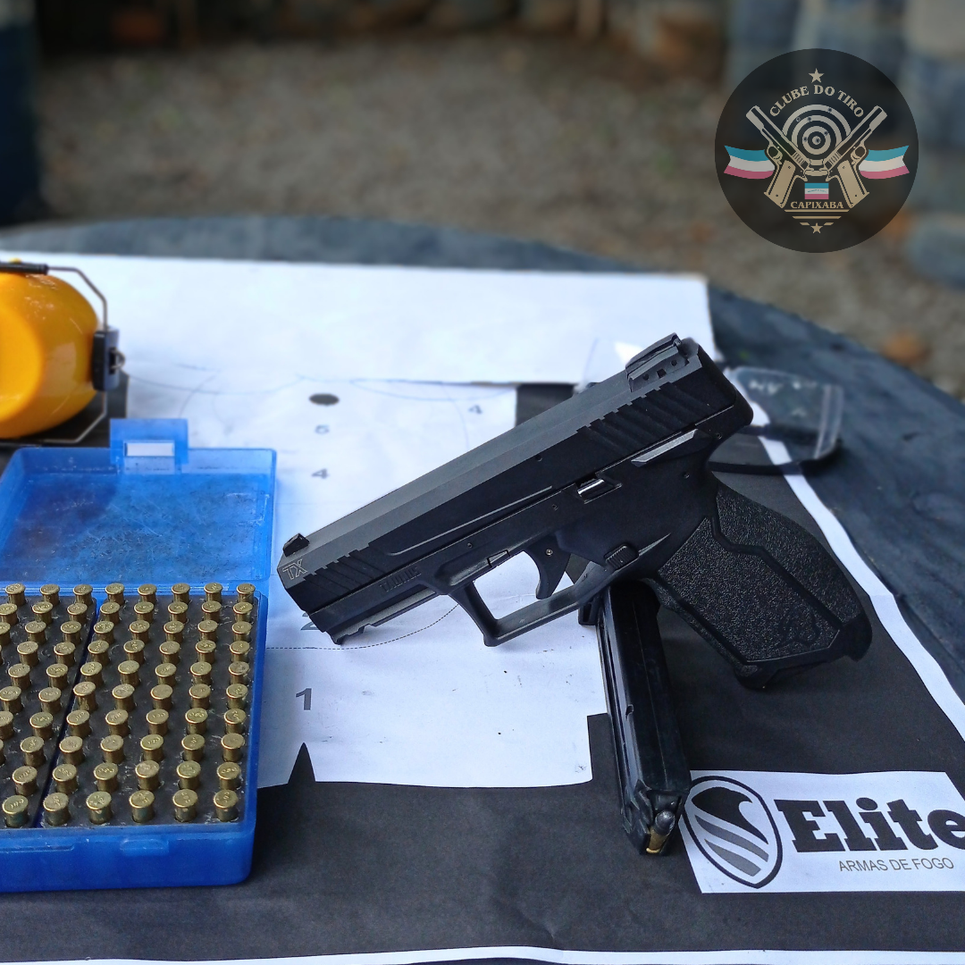 PISTOLA TAURUS TX22 CLUBE DO TIRO CAPIXABA