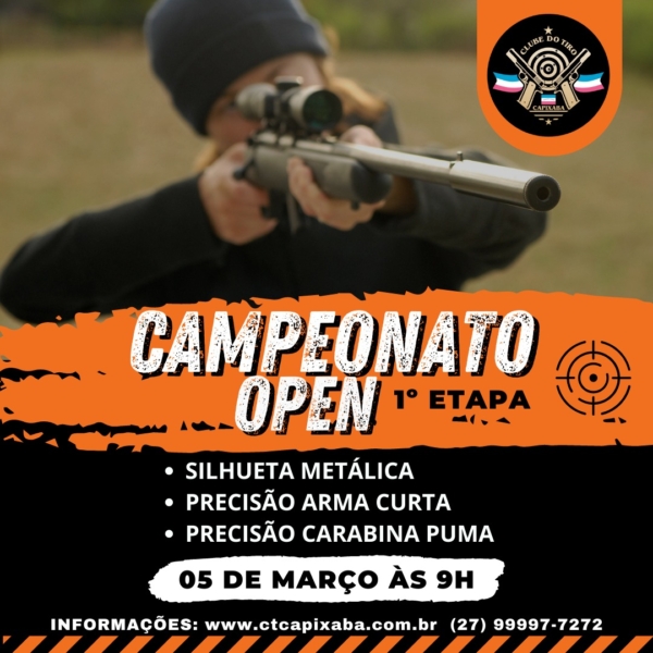 1° ETAPA DO CAMPEONATO OPEN 2023