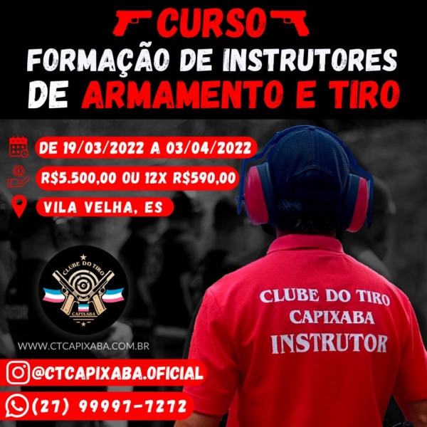 CURSO DE FORMAÇÃO DE INSTRUTOR DE ARMAMENTO E TIRO -FEED