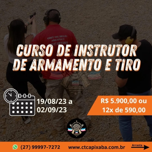 Curso de instrutor de tiro